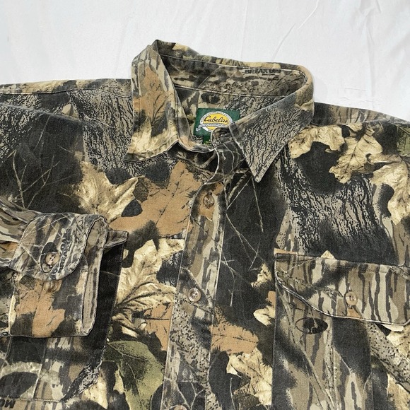 Cabela's Other - Cabelas Mossy Oak Breakup L/S‎ Button Up Shirt Men's XL Camo Hunting